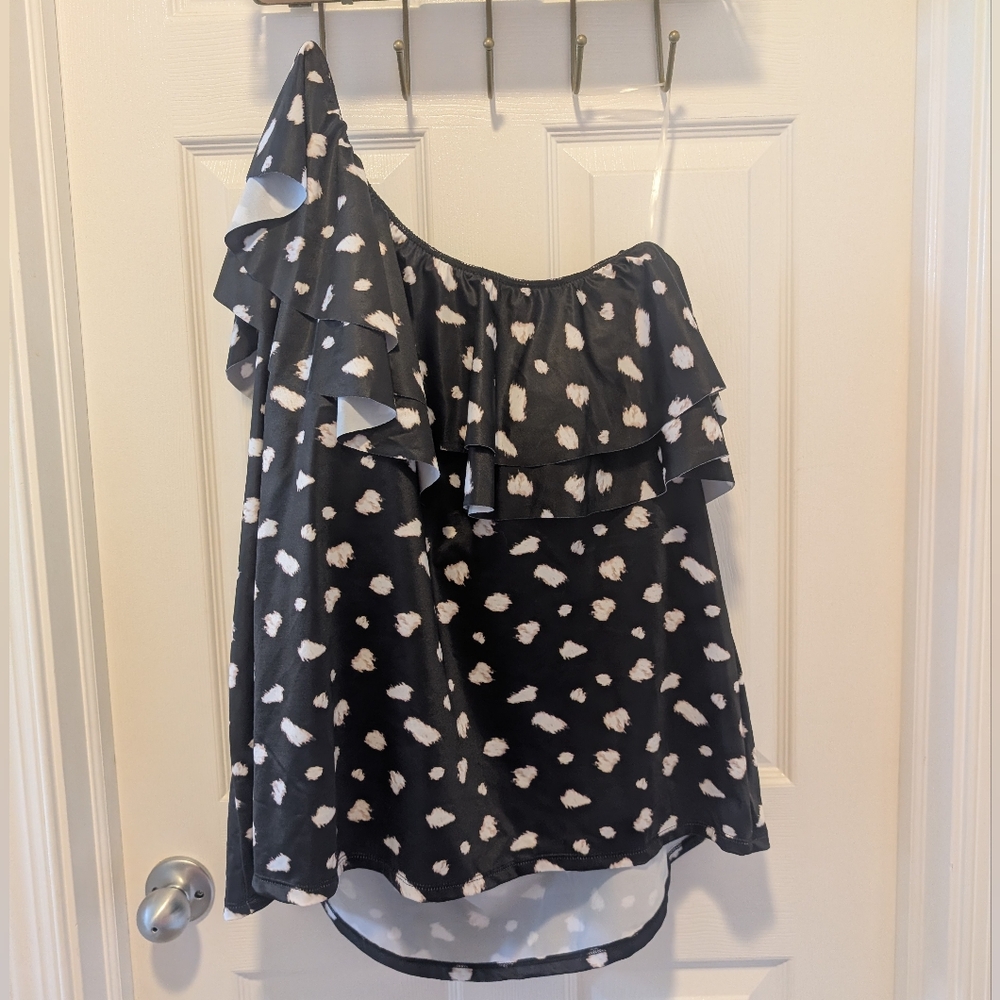 Cacique One Shoulder Swim Tankini